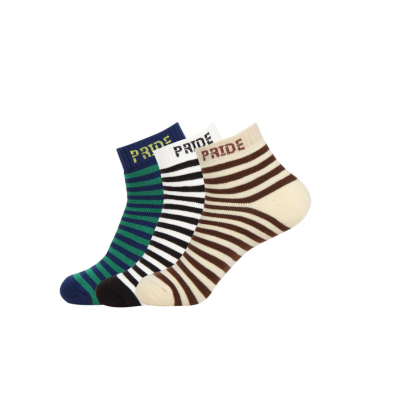 Terry Ankle Length Socks Unisex-A-Pack of 3