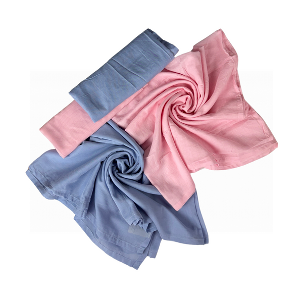 Voile Large Towel for Multipurpose-Luxurious Voile Towels: Soft, Lightweight, and Absorbent-Face Towel/Kitchen Towel/Baby Bath Towel -105 cm*125 cm